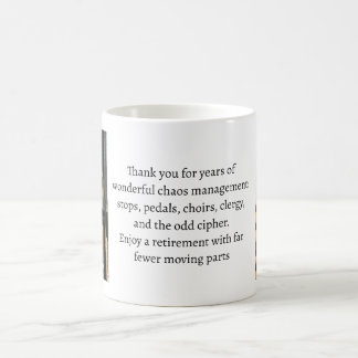 Geschenk für einen ausscheidenden Organisten oder  Kaffeetasse