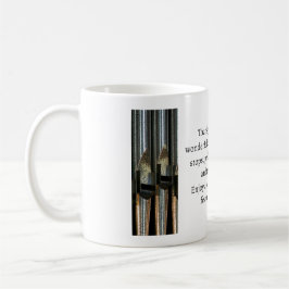 Geschenk für einen ausscheidenden Organisten oder  Kaffeetasse