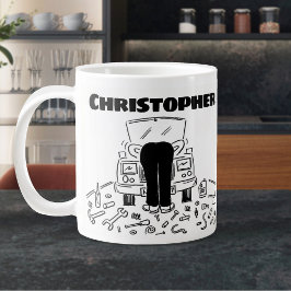 Geschenk für einen Automechaniker mit dem Namen Gi Jumbo-Tasse
