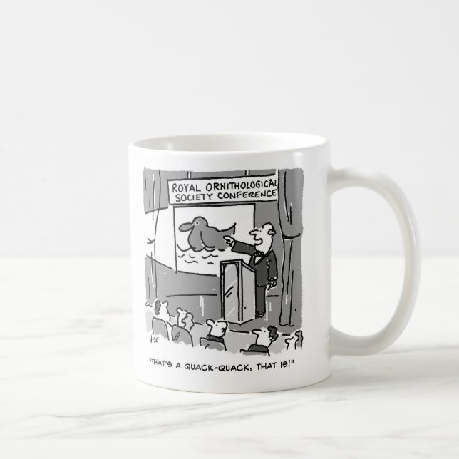 Geschenk für einen Birdwatcher oder Vogelbeobachte Kaffeetasse (Rechts)