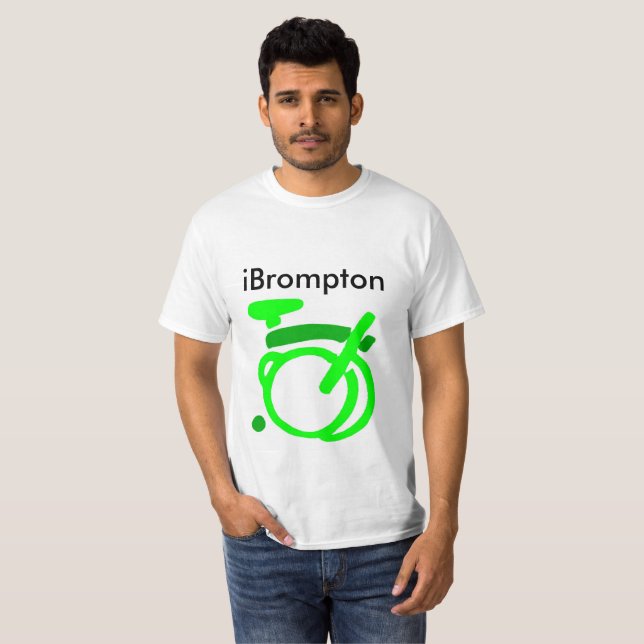 Geschenk für einen Brompton Fahrrad-Enthusiasten T-Shirt (Vorne ganz)