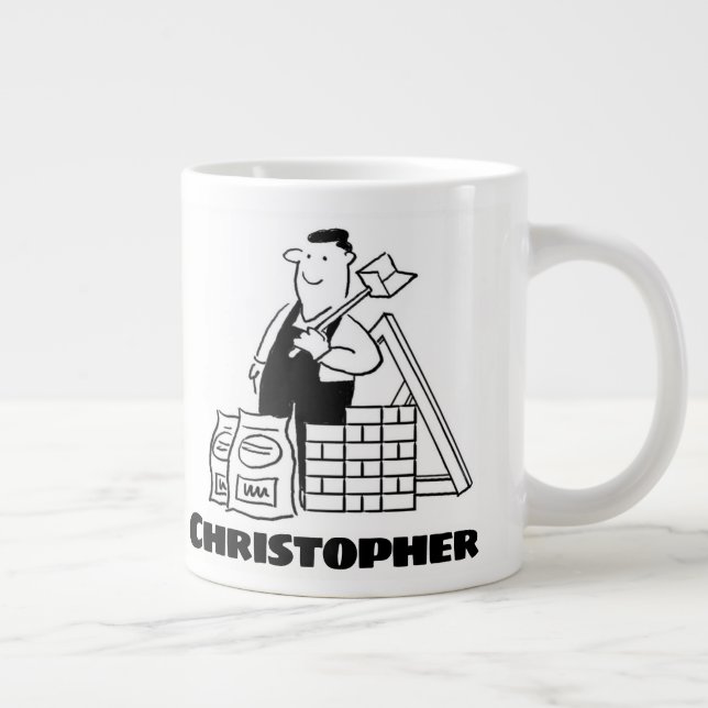 Geschenk für einen Builder mit dem Zusatz "Giant C Jumbo-Tasse (Rechts)