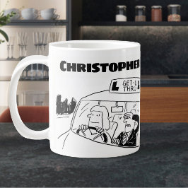 Geschenk für einen Fahrlehrer mit zusätzlichem Nam Jumbo-Tasse