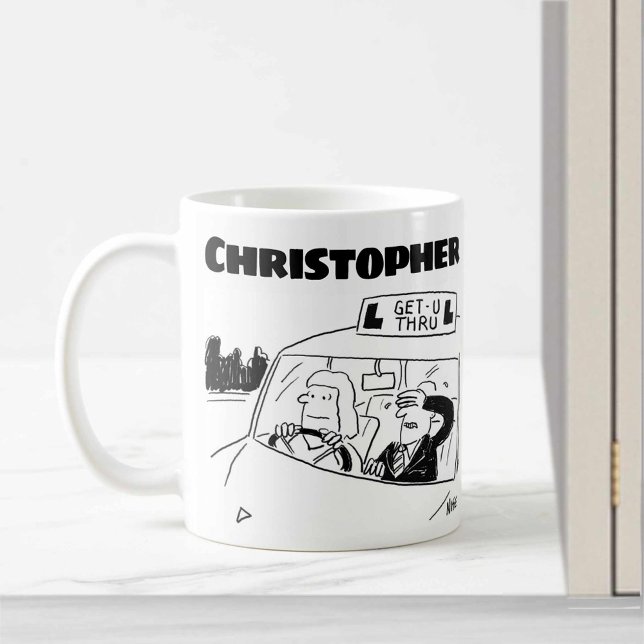 Geschenk für einen Fahrlehrer mit zusätzlichem Nam Kaffeetasse (Von Creator hochgeladen)
