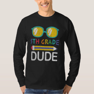 Geschenk für einen Fünftklässler zurück zur Schule T-Shirt