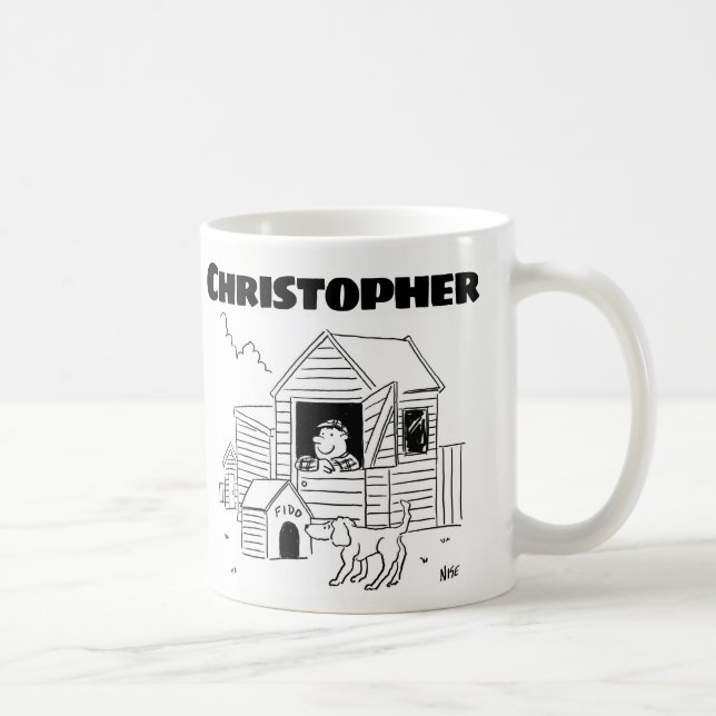 Geschenk für einen Gartenschuhhersteller mit Namen Kaffeetasse (Rechts)