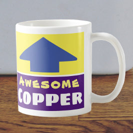 Geschenk für einen Kupfer Kaffeetasse