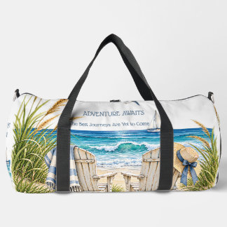 Geschenk für einen Küsten-Rentner-Reise-Abenteuer Duffle Bag