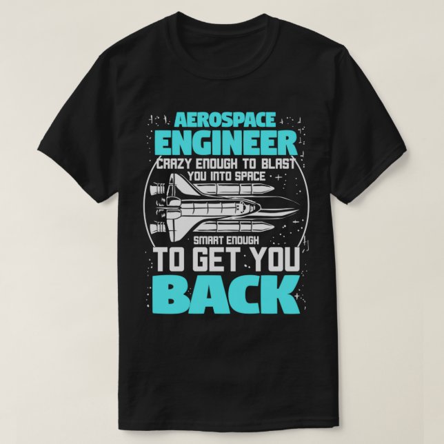 Geschenk für einen Luftfahrtingenieur T-Shirt (Design vorne)