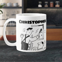 Geschenk für einen Maler und Dekorator mit dem Nam Jumbo-Tasse