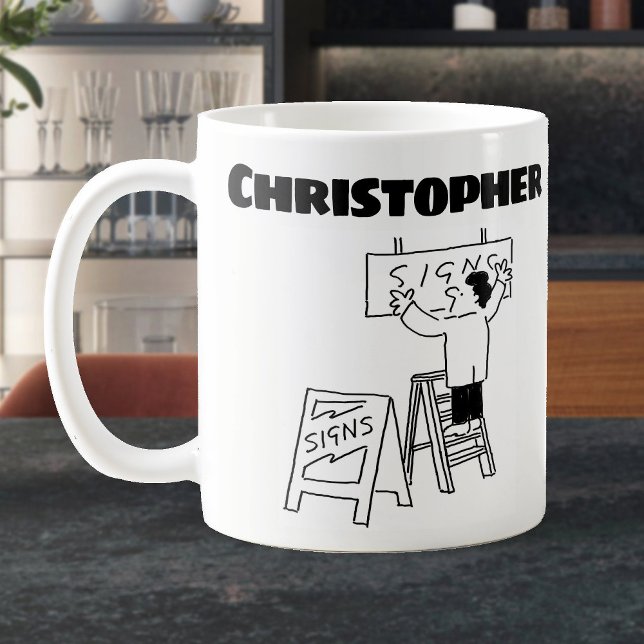 Geschenk für einen Wegweiser. Songwriter Kaffeetasse (Von Creator hochgeladen)