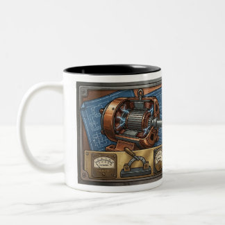 Geschenk für Elektroingenieure Zweifarbige Tasse