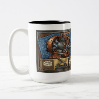 Geschenk für Elektroingenieure Zweifarbige Tasse