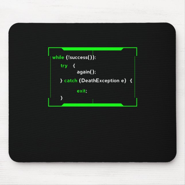 Geschenk für Entwickler von HTML Java Coding Coder Mousepad (Vorne)