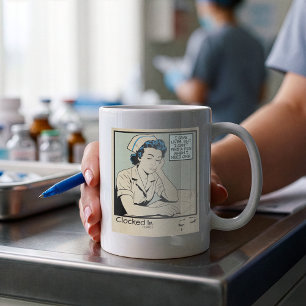 Geschenk für erschöpfte Krankenschwestern für RN, Kaffeetasse