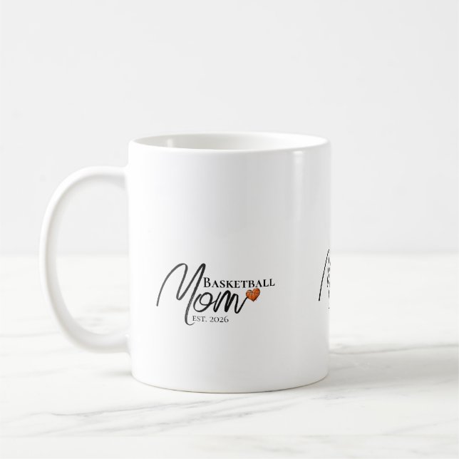 Geschenk für etablierte Basketball-Mutter  Kaffeetasse (Links)