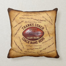 Geschenk für Football-Coach, personalisiert mit Sp
