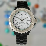 Geschenk für Frau auf ihrer 60. Geburtstagsschau Armbanduhr<br><div class="desc">Geschenkuhr zum Feiern eines 60. Geburtstages. 60 Jahre alt. Weiße Uhr.</div>