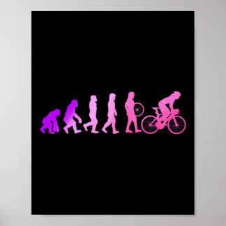 Geschenk für Frauen, die Radfahren lieben, für Mäd Poster