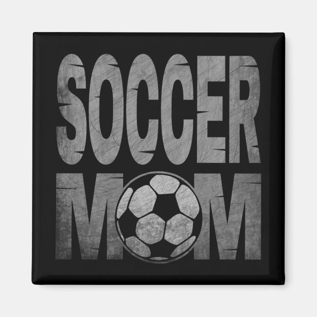 GESCHENK FÜR FUSSBALLMUTTER MAGNET (Vorne)