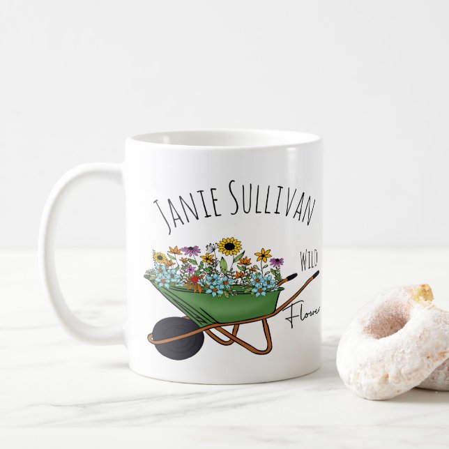 Geschenk für Gärtner Kaffeetasse (Mit Donut)