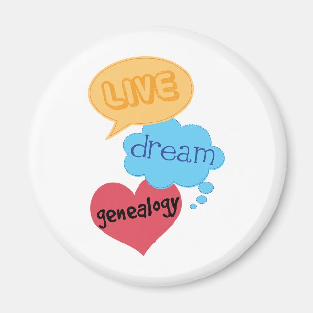 Geschenk für Genealogist Magnet (Vorne)