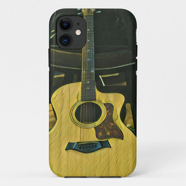 Geschenk für Gitarrist Case-Mate iPhone Hülle (Rückseite)