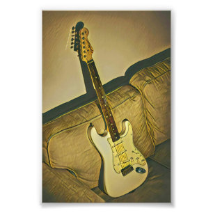 Geschenk für Gitarrist-Gitarrist Fotodruck