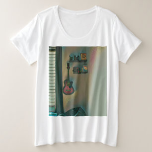 Geschenk für Gitarrist Große Größe T-Shirt