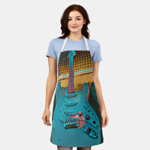 Geschenk für Gitarrist Schürze