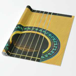 Geschenk für Gitarrist und Freund Geschenkpapier