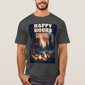 Geschenk für glückliche Stunden beim Campen T-Shirt