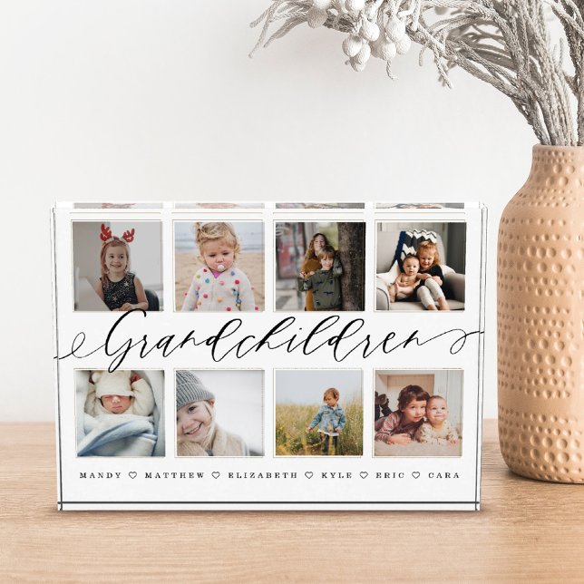 Geschenk für Großeltern Großkinder FotoCollage Fotoblock (Von Creator hochgeladen)