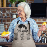 Geschenk für Großmutter-Bären Schürze<br><div class="desc">Suchen Sie eine personalisierte Schürze für Ihre Oma? Schauen Sie sich nur unsere Auswahl an rustikalen Bärenküchen Schürze an! Diese Schürze sind ideal, um einen Sturm in der Küche zu kochen, und sie machen auch Oma ein großartiges Geschenk. Egal, ob sie Kekse backt oder Burger grillt, unsere Schürze werden ihr...</div>