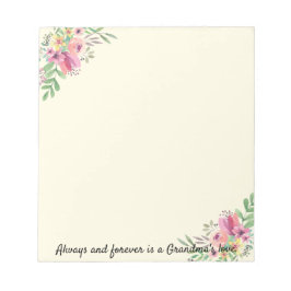 Geschenk für Großmutter Notepad YOUR TEXT Oma Notizblock