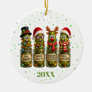 Geschenk für Gurkenliebhaber Keramik Ornament