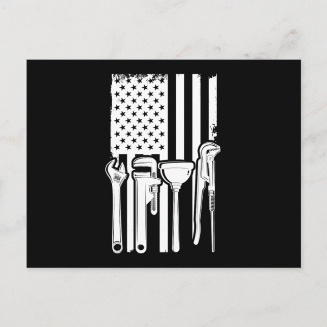 Geschenk für Handwerkzeuge der amerikanischen Flag Postkarte (Vorderseite)