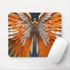 Geschenk für Haroon Modernes Butterfly Foto Grid Mousepad