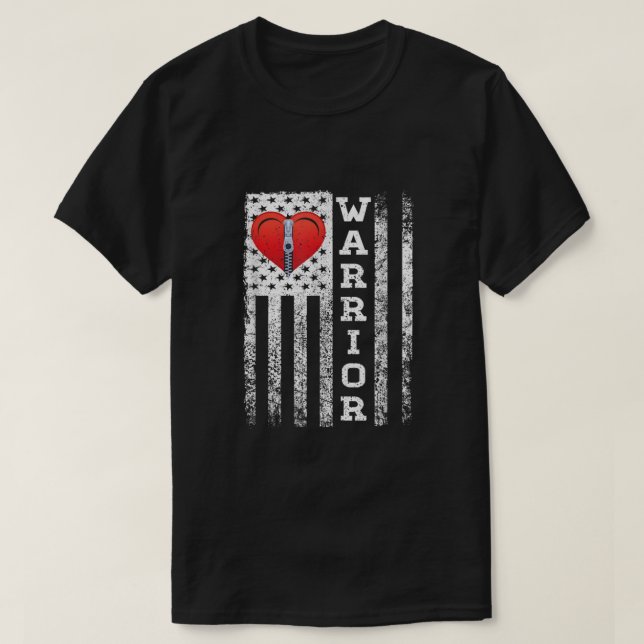 Geschenk für Herzpatienten zur Operation des Herze T-Shirt (Design vorne)