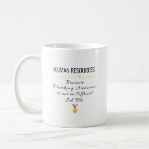 Geschenk für Humanressourcen - Personalangebot Tas Kaffeetasse