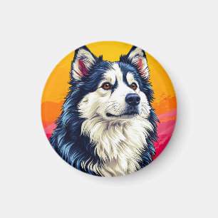 Geschenk für Husky-Liebhaber Magnet