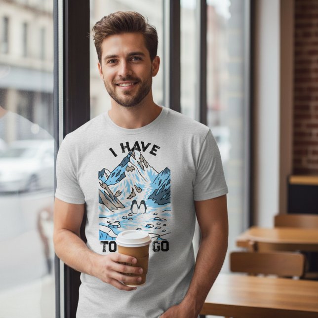 Geschenk für ihn: Benutzerdefiniertes Herren-Pengu T-Shirt (Von Creator hochgeladen)