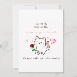 Geschenk für Ihn Geschenk für Ihre lustigen Rose i Einladung