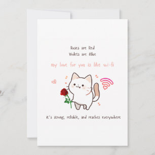 Geschenk für Ihn Geschenk für Ihre lustigen Rose i Einladung