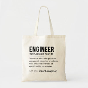 Geschenk für Ingenieurdefinitionen Tragetasche