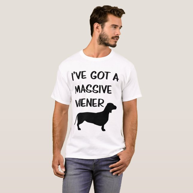 Geschenk für Inhaber der Dackeln, der Dackel oder T-Shirt (Vorne ganz)