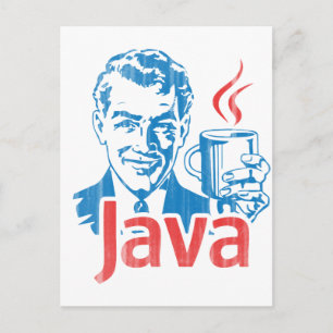 Geschenk für Java-Programmierer Postkarte