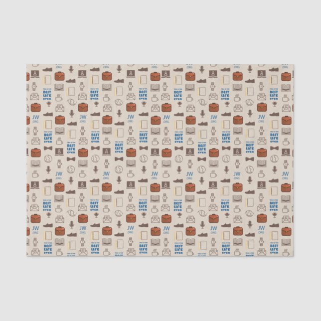 Geschenk für JW-Brüder und JW-Älteste aller Zeiten Seidenpapier (Vorderseite)