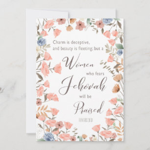 Geschenk für JW Elders Ehefrau Karte