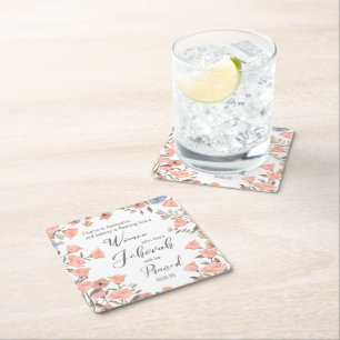 Geschenk für JW Elders Ehefrau Rechteckiger Pappuntersetzer